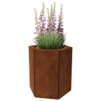 Jardiniere hexagonale