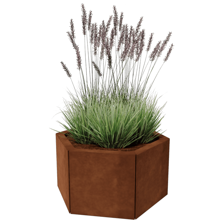 Jardinieră din oțel corten Denver 30