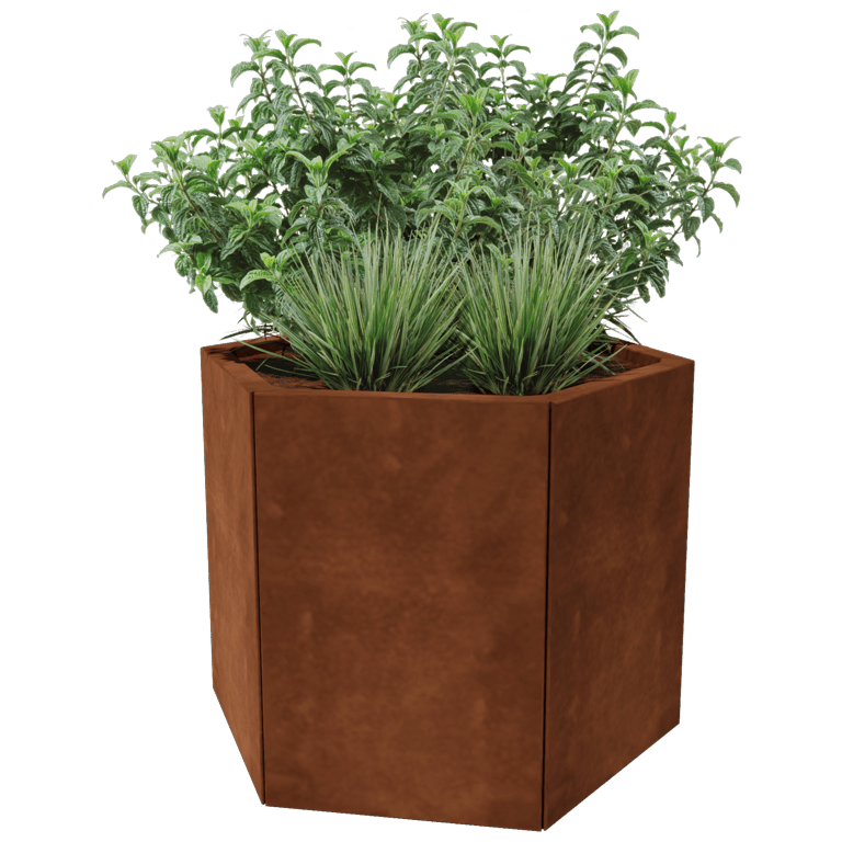 Jardinieră din oțel corten Denver 40