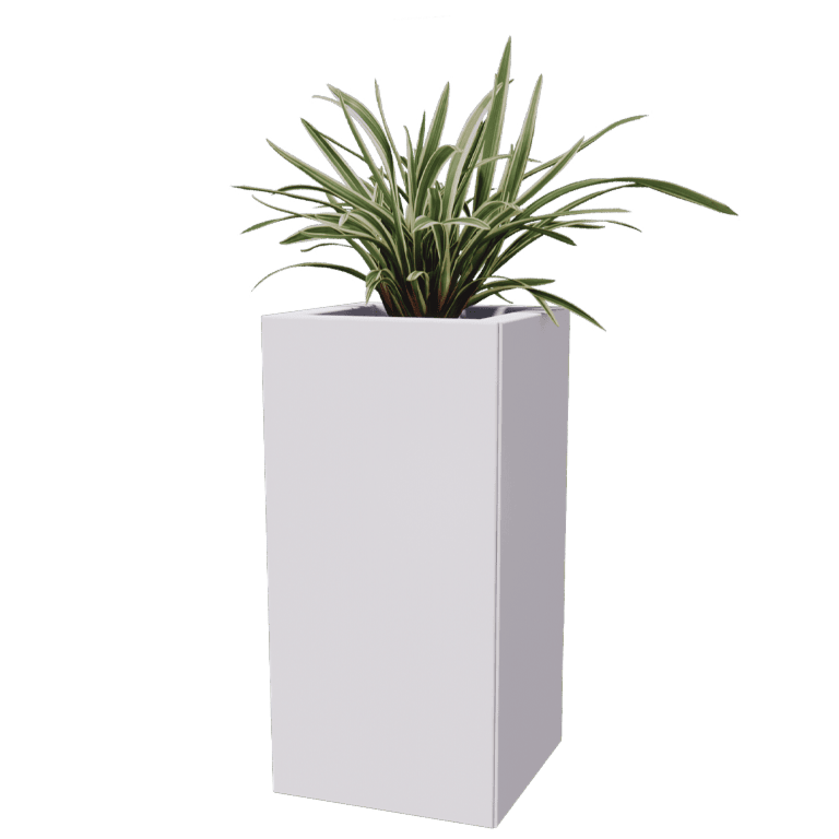Jardinieră din oțel acoperit cu pulbere Miami 30 x 30 cm
