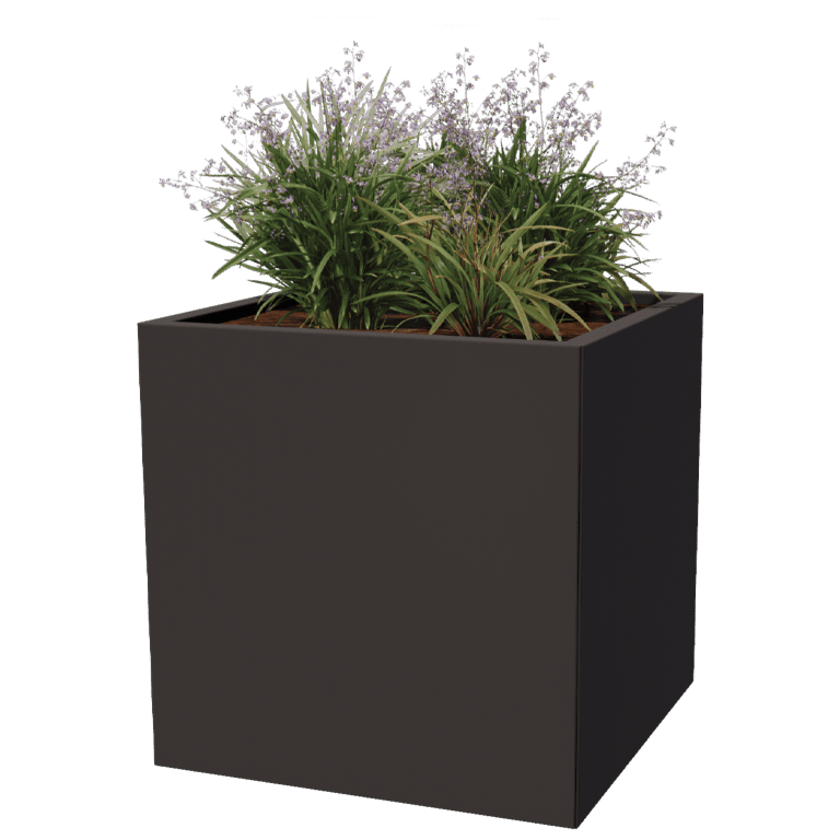 Jardinieră din oțel acoperit cu pulbere Miami 70 x 70 cm