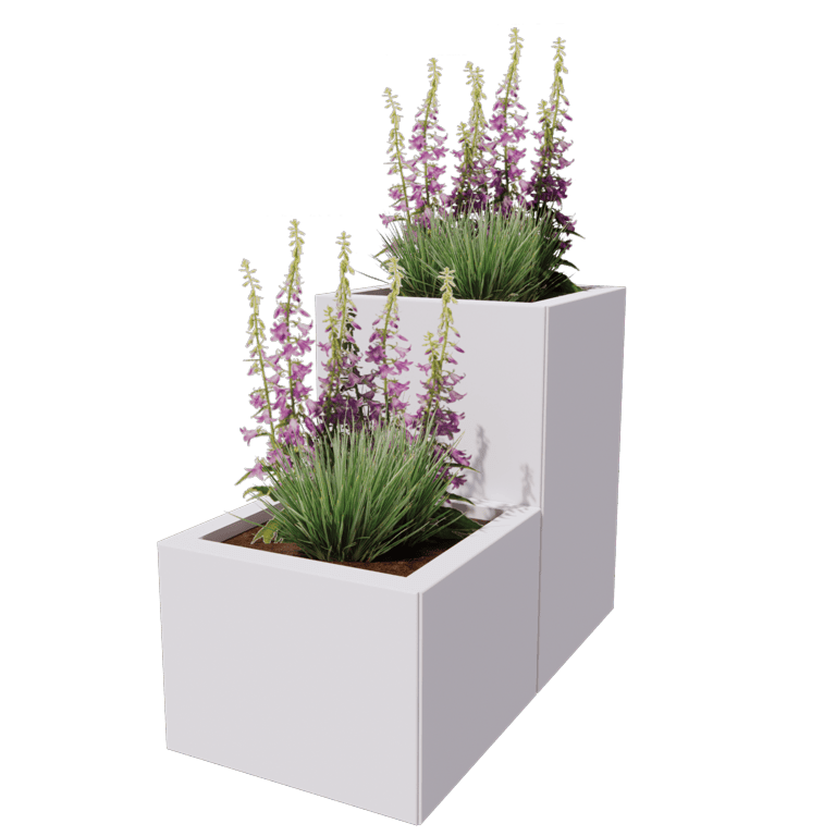 Jardinieră din oțel acoperit cu pulbere Miami special II 40