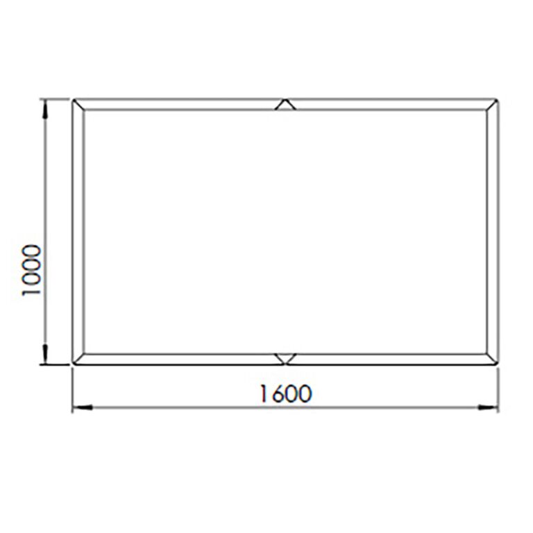 Jardinieră din oțel corten Texas xxl 160 x 100 cm
