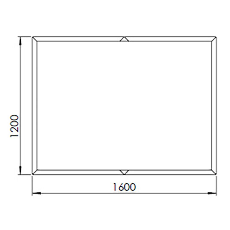 Jardinieră din oțel corten Texas xxl 160 x 120 cm