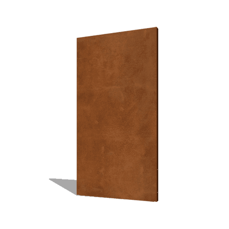 Panou de grădină din oțel corten bază 100 x 6 x 190 cm