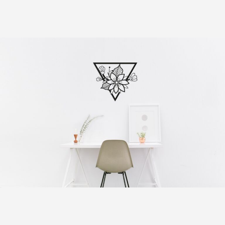Decor de perete din metal Floare 1.0