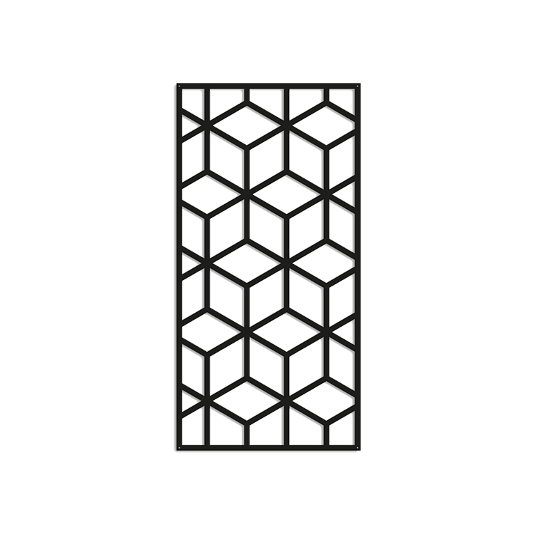 Decor de perete din metal Forme geometrice 2.0