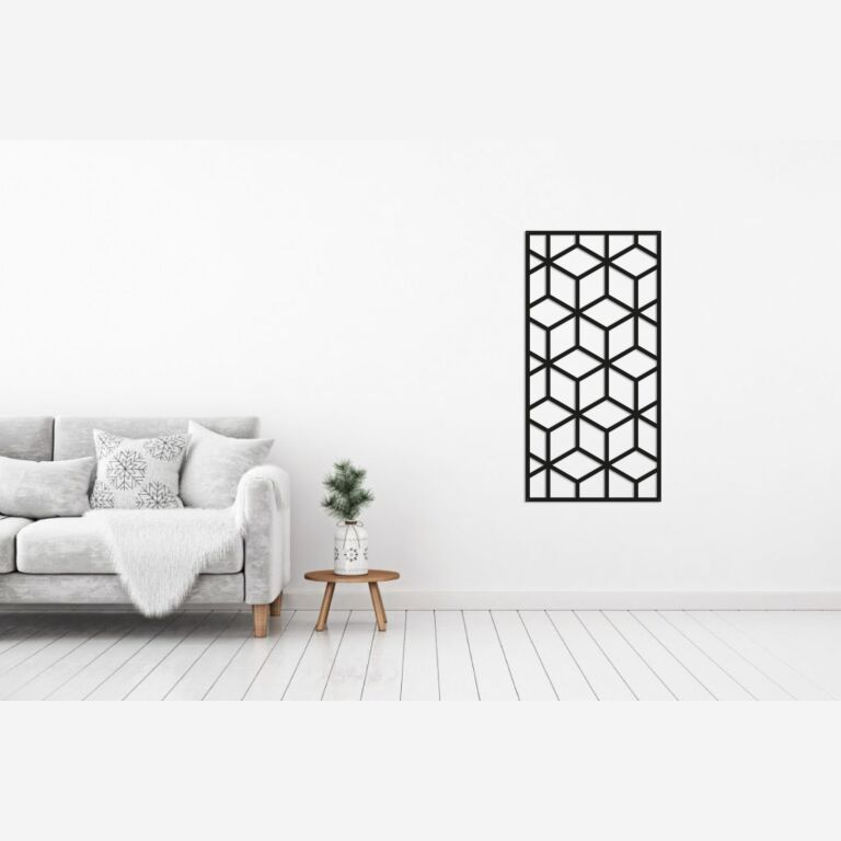 Decor de perete din metal Forme geometrice 2.0