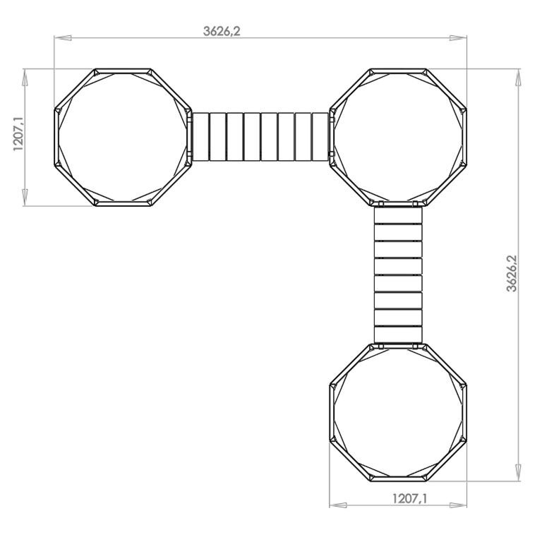 Bancă cu jardiniere din oțel acoperit cu pulbere Vegas Chicago configurație colț