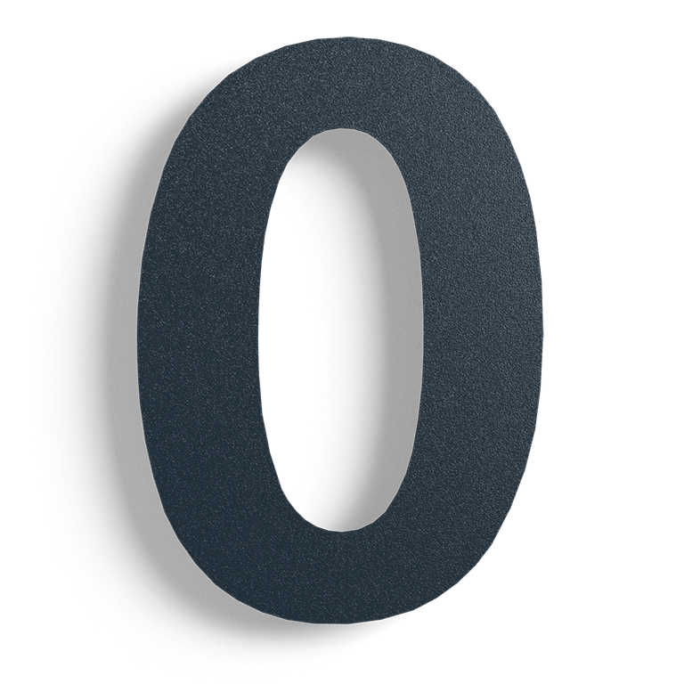 Număr de casă din oțel inoxidabil Negru 0 - 80 cm