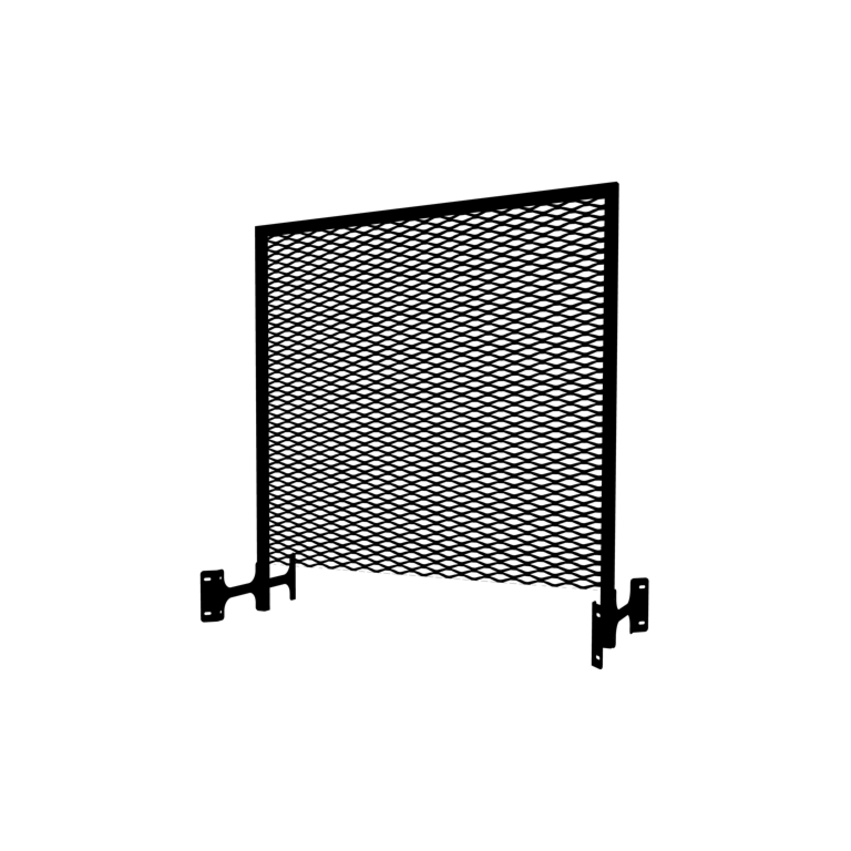 Negru spalier pentru plante cățărătoare 120 x 50 cm