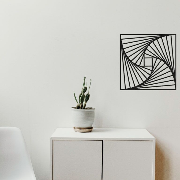 Decor de perete din metal Forme geometrice 3.0