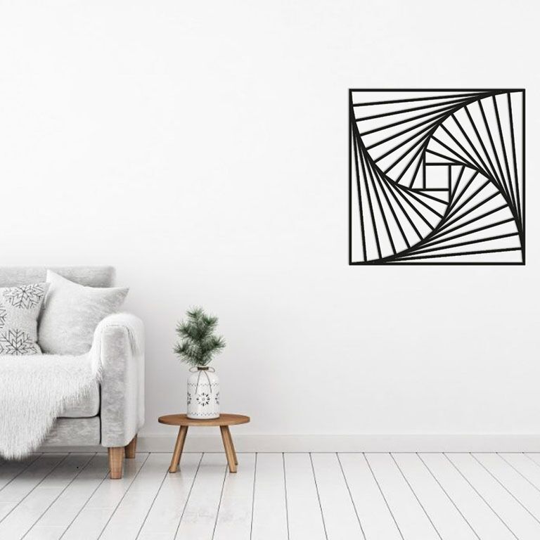 Decor de perete din metal Forme geometrice 3.0