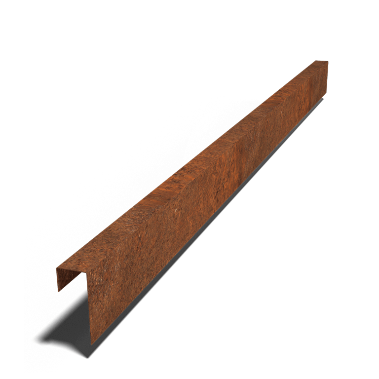 Profil U din oțel corten 15 x 6 x 5 cm (lungime 240 cm)
