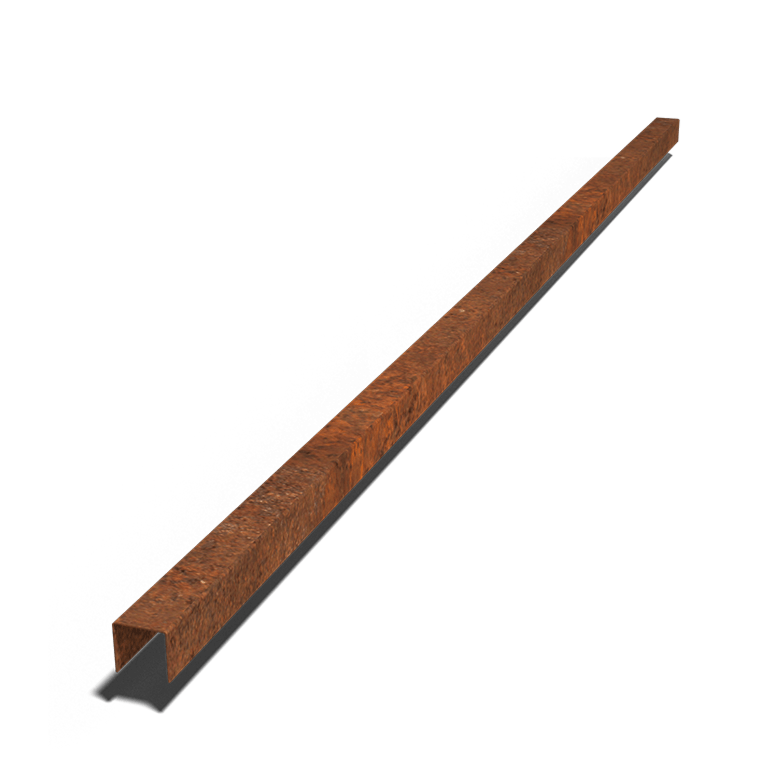 Profil U din oțel corten 5 x 5 x 5 cm (lungime 240 cm)