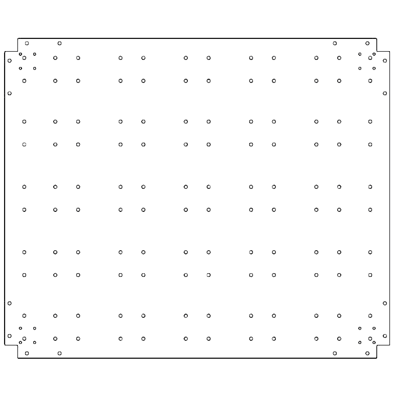 Placă de bază oțel galvanizat 100 x 120 cm