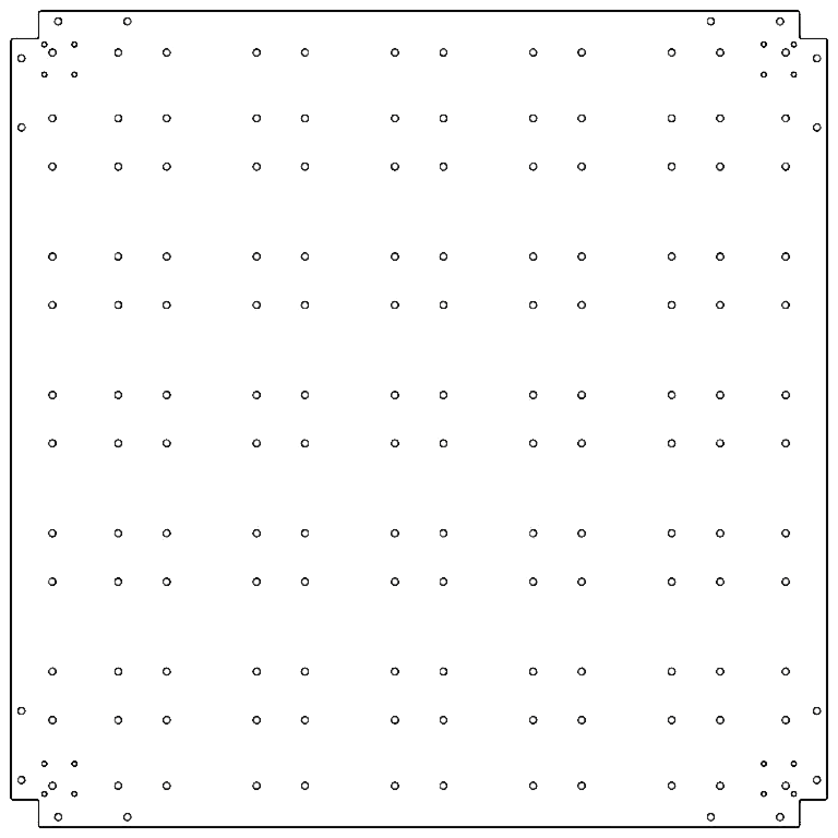 Placă de bază oțel galvanizat 120 x 120 cm
