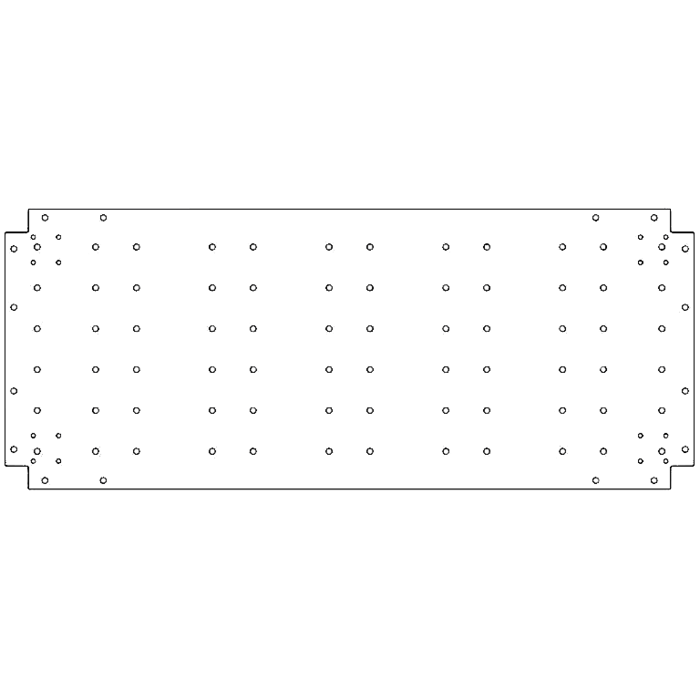 Placă de bază oțel galvanizat 50 x 120 cm