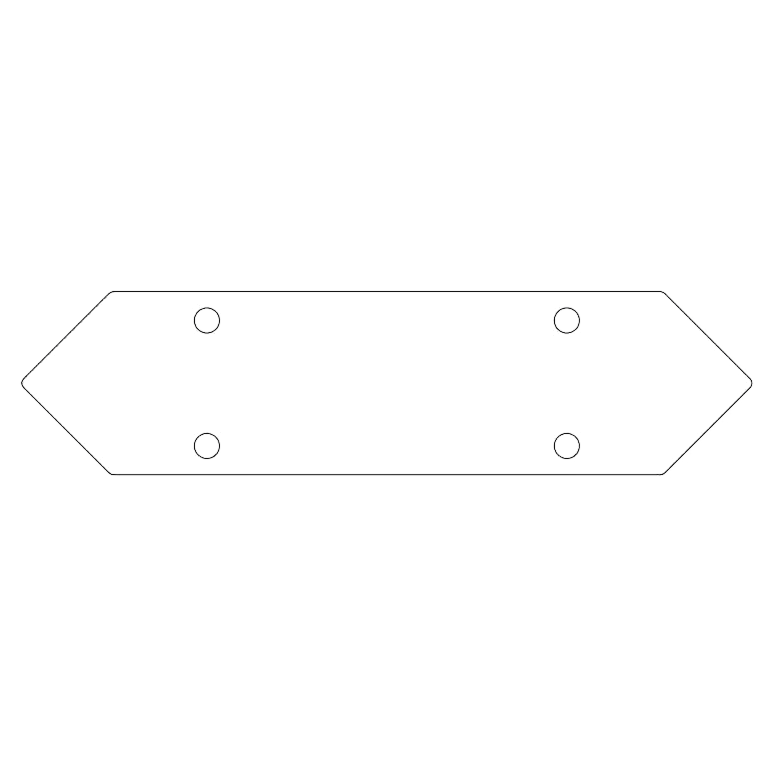 conector Placă de bază oțel galvanizat 30 cm