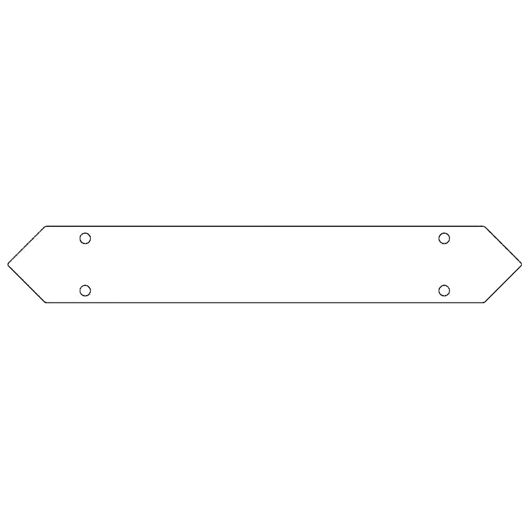 conector Placă de bază oțel galvanizat 50 cm