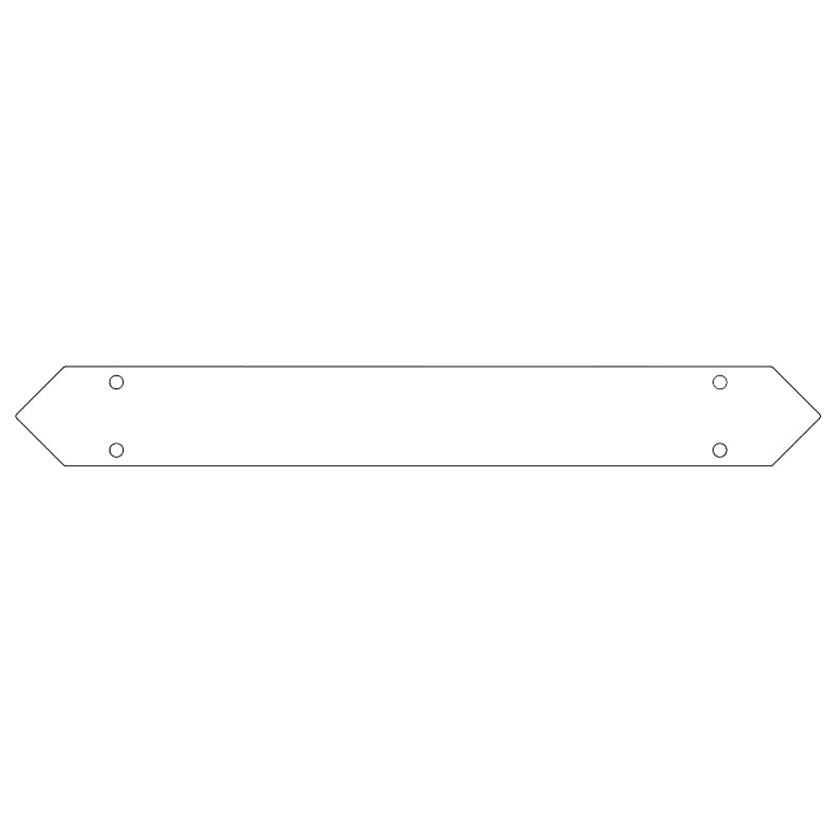 conector Placă de bază oțel galvanizat 60 cm