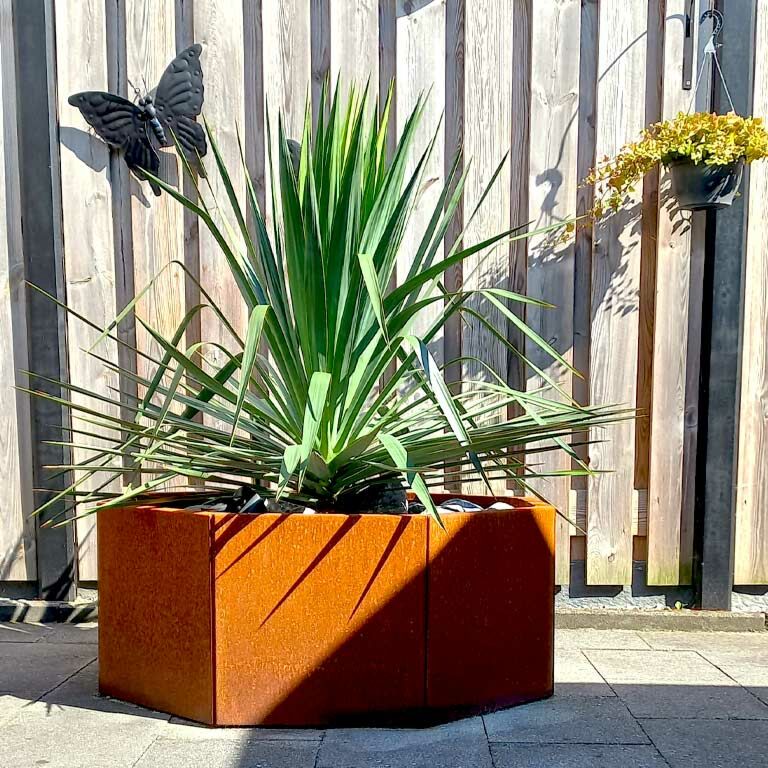 Jardinieră din oțel corten Chicago 20