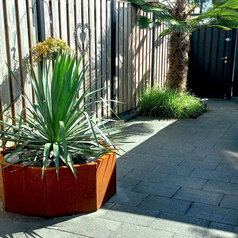 Jardinieră din oțel corten Chicago 30
