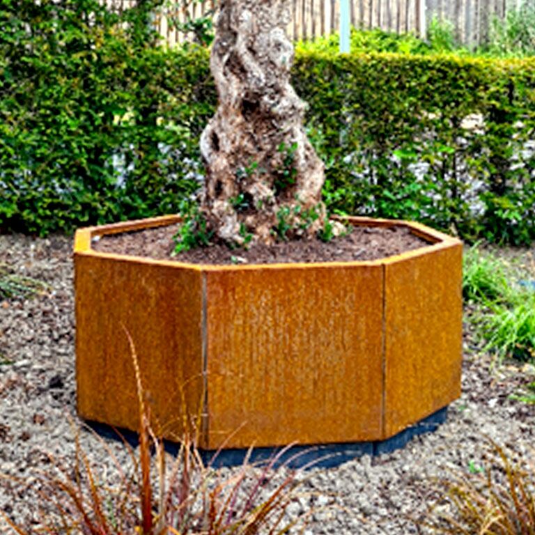 Jardinieră din oțel corten Chicago 80