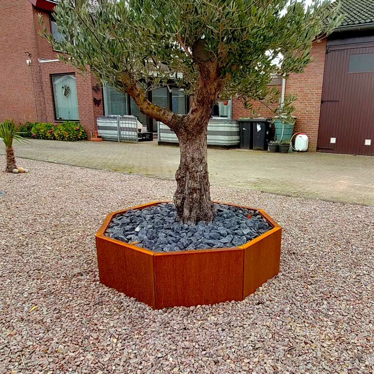 Jardinieră din oțel corten Chicago 60