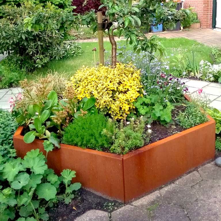 Jardinieră din oțel corten Denver 80