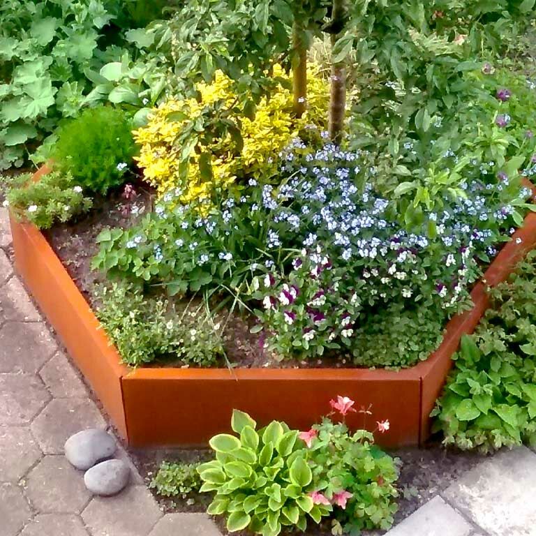 Jardinieră din oțel corten Denver 100