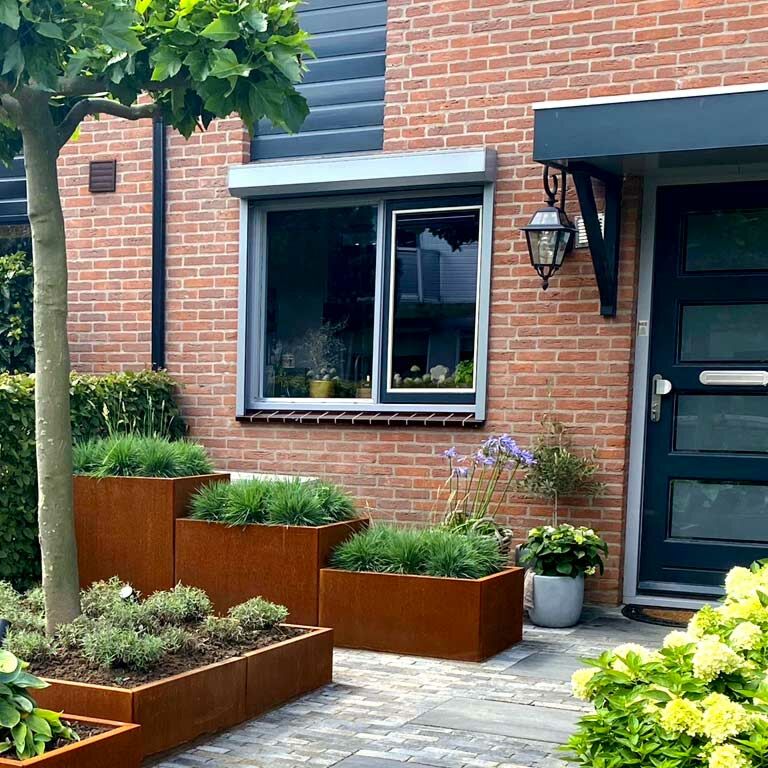 Jardinieră din oțel corten Miami special III 80