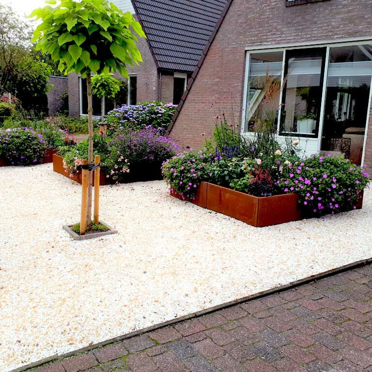 Jardinieră din oțel corten Miami xxl 200 x 200 cm