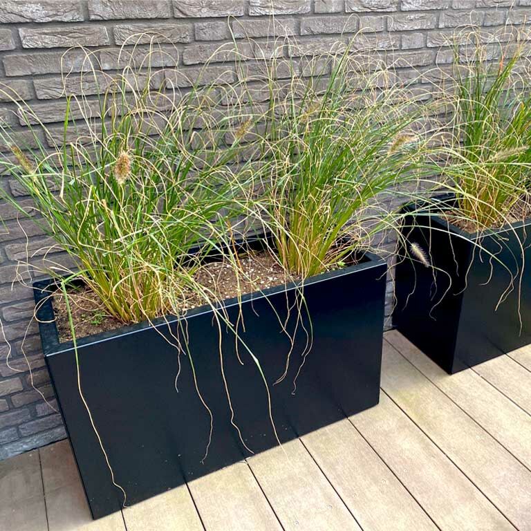 Jardinieră din oțel acoperit cu pulbere Texas 30 x 50 cm