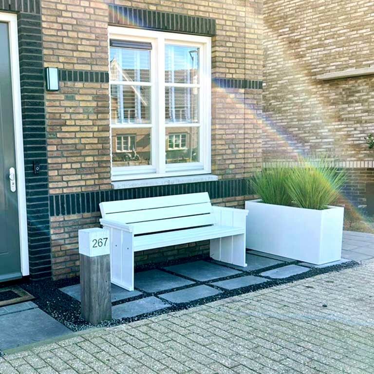 Jardinieră din oțel acoperit cu pulbere Texas 40 x 100 cm