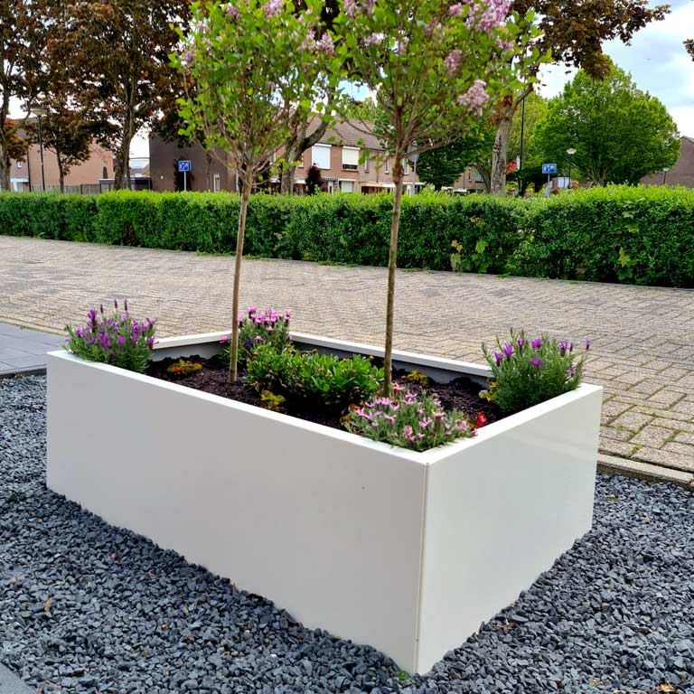Jardinieră din oțel acoperit cu pulbere Texas 50 x 80 cm