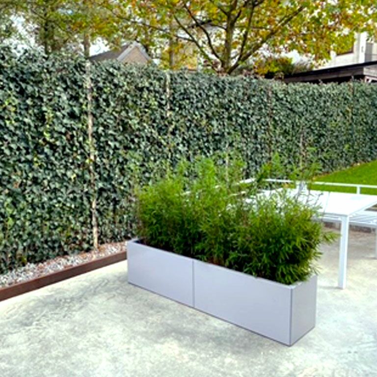 Jardinieră din oțel acoperit cu pulbere Texas xxl 160 x 40 cm