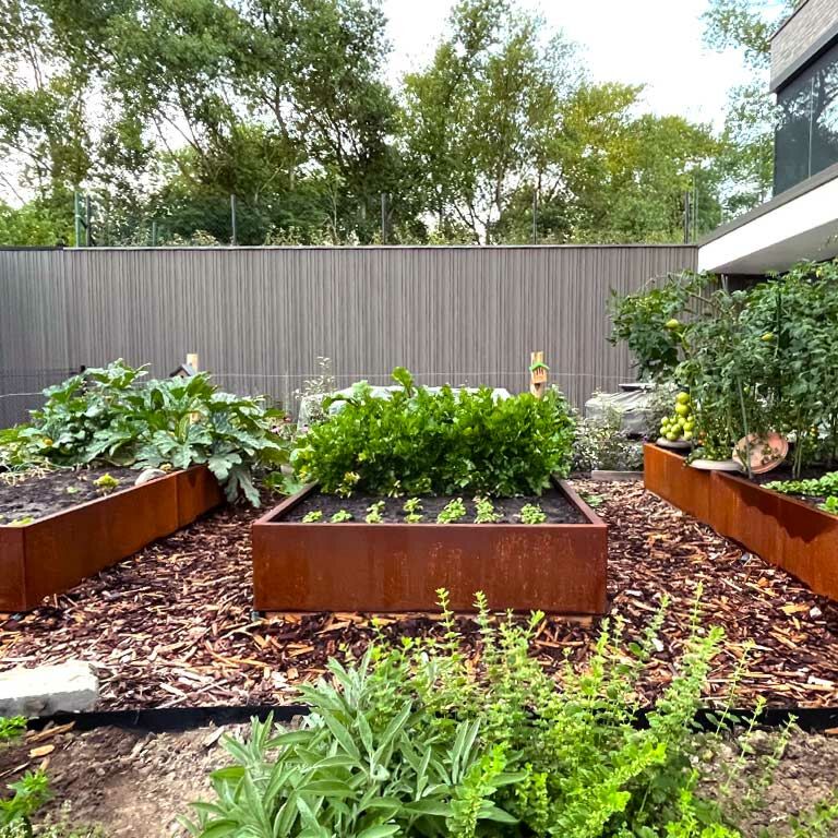 Jardinieră din oțel corten Texas xxl 240 x 120 cm