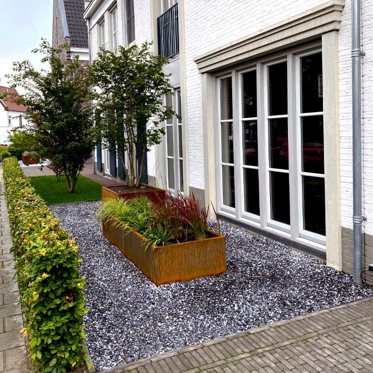 Jardinieră din oțel corten Texas xxl 240 x 100 cm