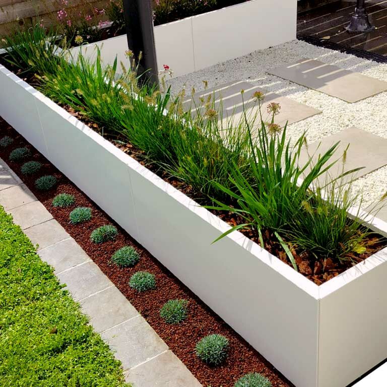 Jardinieră din oțel acoperit cu pulbere Texas xxl 320 x 30 cm