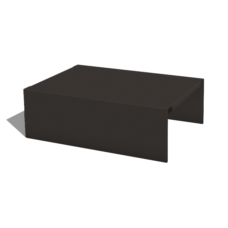 Platformă pentru jardinieră din oțel acoperit cu pulbere 60 x 41 x 20 cm