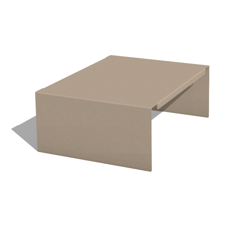 Platformă pentru jardinieră din oțel acoperit cu pulbere 40 x 51 x 20 cm