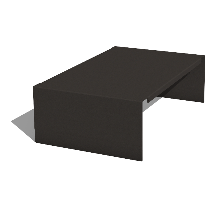 Platformă pentru jardinieră din oțel acoperit cu pulbere 40 x 61 x 20 cm