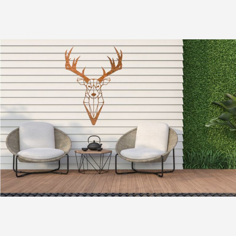 Decor de perete din oțel corten Ren