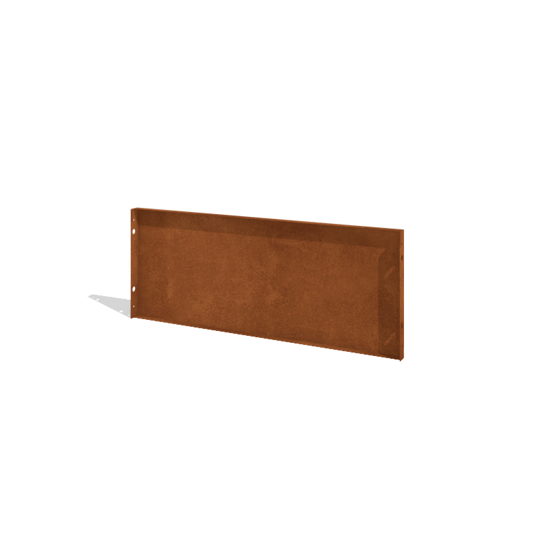 Gardă din oțel corten H panou 120 x 47,5 cm
