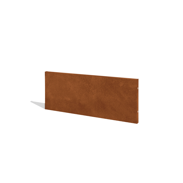 Gardă din oțel corten H panou 120 x 47,5 cm