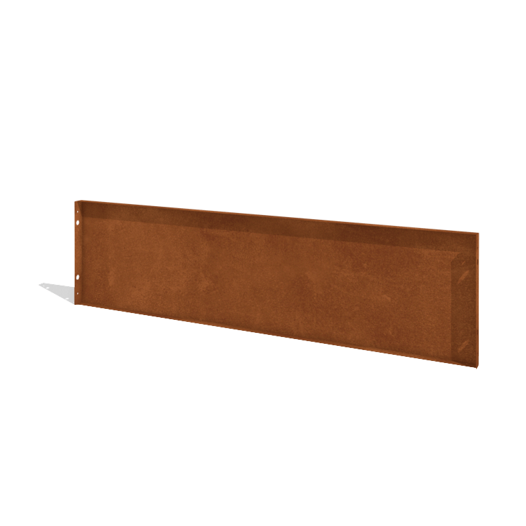 Gardă din oțel corten H panou 180 x 47,5 cm