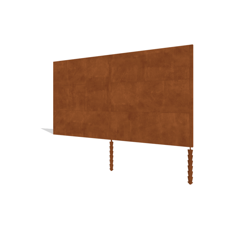 Gardă din oțel corten H3 set 372 cm