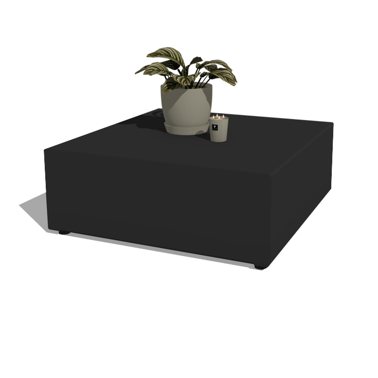 Măsuță de cafea din aluminiu Vittoria 80 x 80 x 30 cm