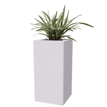 Jardinieră din oțel acoperit cu pulbere Miami 30 x 30 cm